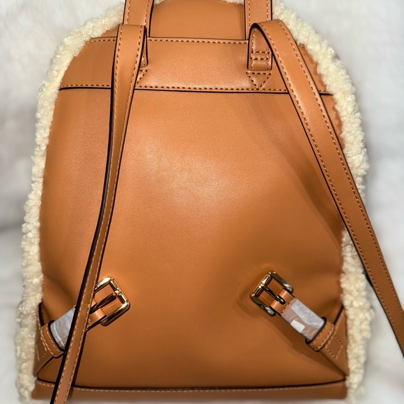 Michael Kors Camel Shearling Backpack New in Packaging - Picture 8 of 12